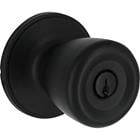 Steel Pro Matte Black Tulip Entry Door Knob 203159