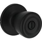 Steel Pro Matte Black Tulip Privacy Knob 211941