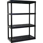 Gracious Living 4 Shelf Heavy Duty Black Ventilated Unit 235377
