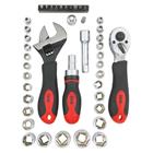 Do it Stubby Standard/Metric 1/4 In. and 3/8 In. Drive 6-Point Shallow Ratchet & Socket Set (43-Piece) 327859