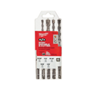 Milwaukee 5 Pc SDS-Plus Bit Assortment 48207490