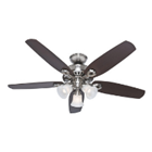 Hunter Ceiling Fan Builder Plus 132cm / 52" Brush Nickel 50561