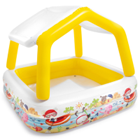 Intex Inflatable Ocean Scene Sunshade Kids Swimming Pool with Canopy 57470EP