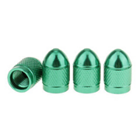Majic Green Chrome Valve Caps 4PC 723M