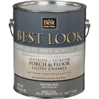 Best Look 1 Gal. Neutral Base Heavy-Duty Acrylic Latex Satin Porch & Floor Enamel 790277
