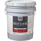 Best Look Latex Paint & Primer In One Flat Enamel Interior Wall Paint, Extra Deep Base, 5 Gal 796576