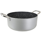 Gibson Cuisine Cuisine Robusto 13.25 Quart Nonstick Casserole, Silver 80593.01
