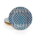Studio California by Laurie Gates Zoey 9 Inch Melamine Dessert Plate, Blue. 94938.01