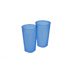 Sterilite 2 Pack 32oz Turquoise BlueTumbler Set. 09324H08