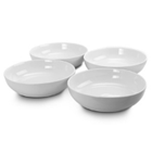 Extra Wide 8.5 in. White Dinner and Serving Bowl 122921.02