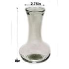 Belly Glass Vase Clear 71821