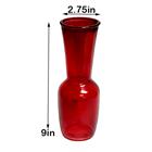 Bunch Glass Vase Red 72199
