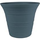 POLYPROPYLENE SLATE BLUE PLANTER 12" 741891
