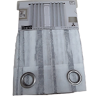 Elaine Grommet Window Panel 55 x 90 in. Silver ELAINE SILVER