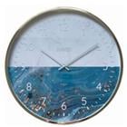 Waves and Horizon Electroplated Clock CK-107