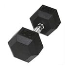 HEXAG DUMMBELL W/RUBBER 35LB RHD35