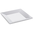Glad Square Melamine Plate White 10 in. GLD-70011
