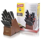 Glad Zen Kitchen Knife Set with Block GLD-79052