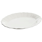 Gibson  Cafe Oval Platter Wht 18.75in 116995.01