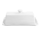 Martha Stewart Butter Dish Rect Wht 7.6in 128817.02