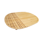 Gibson Bamboo Serving Tray Oval 13.58in 129400.01
