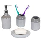 Bath Accessory Set 4pc Crackle BA41933