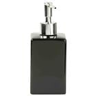 Ceramic Soap Dispenser - Square, Black SD41402