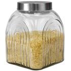 Glass Jar W/Silver Lid 3.5l GJ45268
