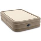 Dura-Beam® Deluxe Thermalux Air Mattress 20" Queen w/ Built-In Electric Pump - Tan 64477ED