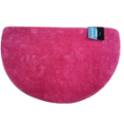 Kashi Home Hailey Collection Slice Style Bath Rug, 18 x 30 in. Decorative Bathroom Rug, Fuschia K-RS027930