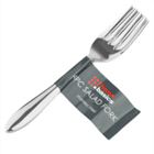 Home Basics 4 Piece Stainless Steel Salad Fork, Silver KT44946