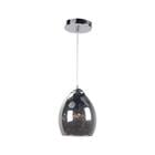 "1L HANGING LAMP CHROME E14 40W 20639-4
