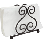 Home Basics Scroll Collection Steel Napkin Holder Freestanding Tissue Dispenser NH10652