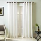 Cole Textured Grommet Panel 84 White PNC36797