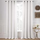 Cole Textured Grommet Panel 90 White PNC36897