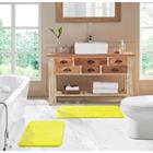 Rosie 2pc Rabbit Fur Rug Yellow RGR10399