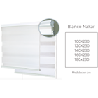 ROLLER ECLIPSE 39X91 NAKAR WHITE 20038304