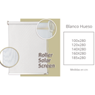 ROLLER SUN SCREEN 5% 59X87 B.WHT 20089413