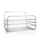 Home Basics Simplicity Collection Sponge Holder, Satin Nickel SD45391