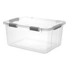 60QT HINGED LID BOX FLAT GRAY 13963V06