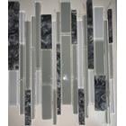 Grey & White Glass Mosaic BSS161