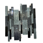Brown & Silver Mosaic Tile GM67887