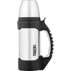 BEVERAGE BOTTLE SS 1.1QT SS/BLK 2510TR12