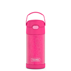 FUNTAINER BOTTLE SS 12OZ PINK GL F4101PKG6