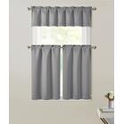 Neil Grey  Kitchen Curtain NEI-KCU-6036-G