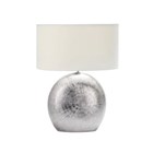 Table Lamp Ceramic Silver 9029T-SIL