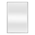 Side Textured Mirror Dark Wood EM24N1