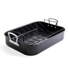 Broxton 2 pc 16.5" x 12.5" CS Turkey Roaster & Vrack 89134.02