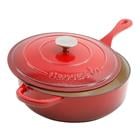 Artisan 3.5 Qt ECI Deep Saute Pan W/Lid - Scarlet Red 112011.02