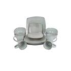 16PC DINNERWARE SET GRAY 121867.16